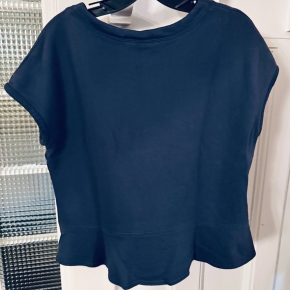 Tibi New York Women’s Embroidered Cut-out Top Cottton Navy Blue Sz Small - Picture 7 of 10